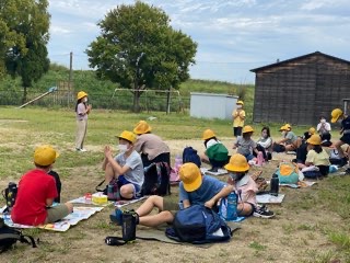 ３年生　校外学習②　ふるさと学習館を見学しました！